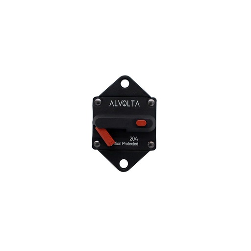 [M1220P] Alvolta 20A Manual Reset Panel Mount Circuit Breaker