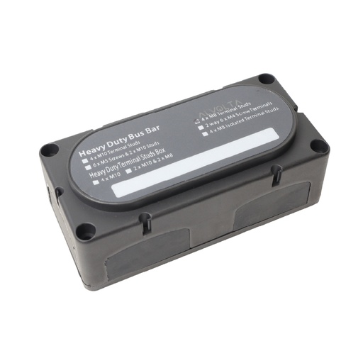 [ABB300BC] Alvolta M8 4 Point 300A Busbar Black