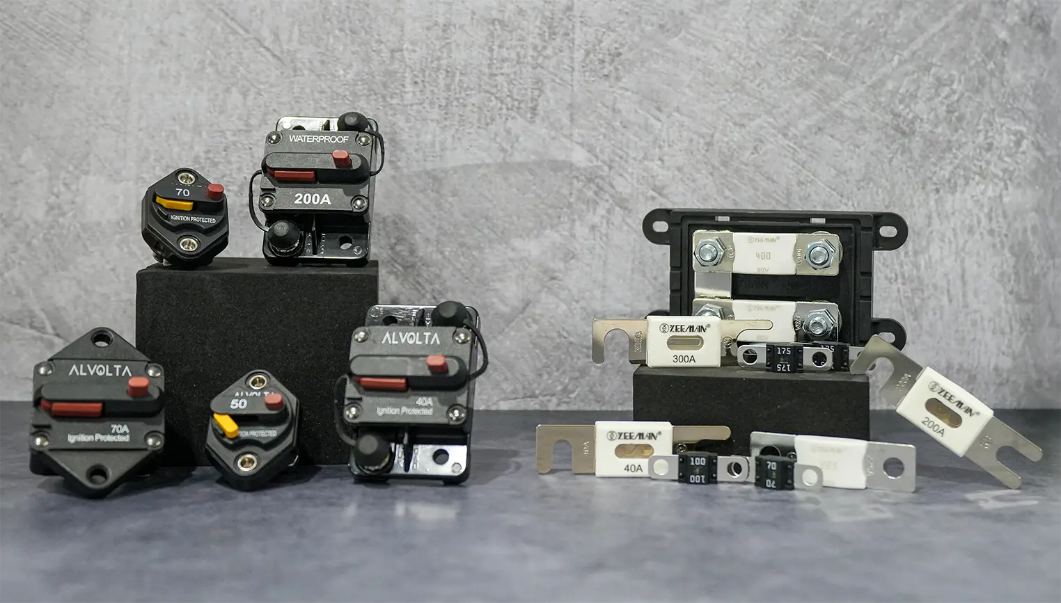Alvolta circuit breakers and fuses