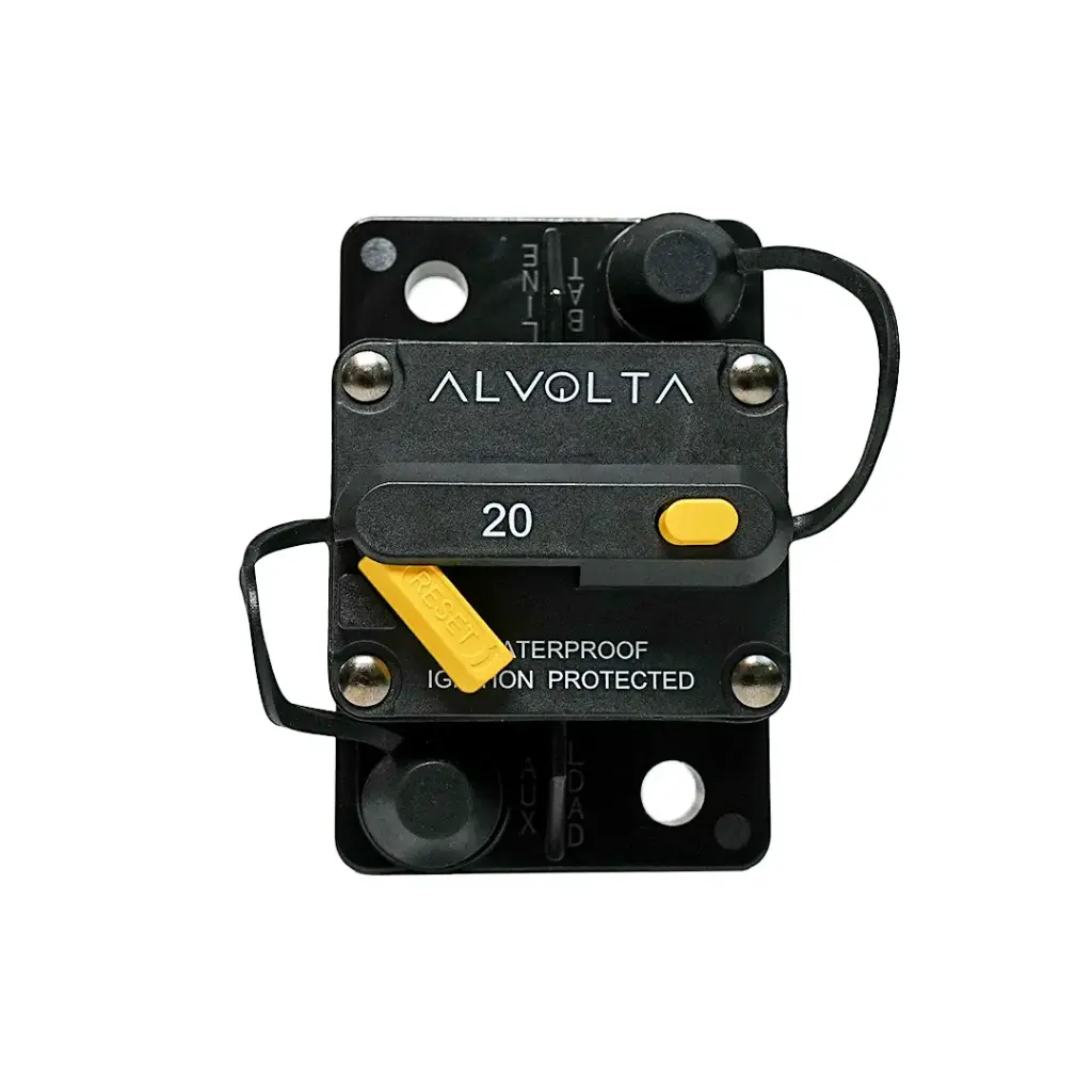 Alvolta 20A Surface Manual Reset Circuit Breaker