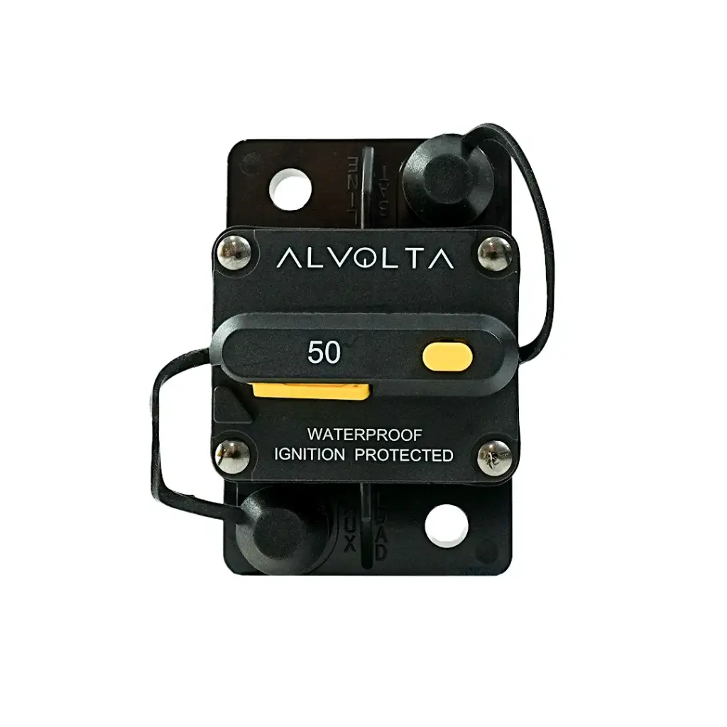 Alvolta 50A Surface Manual Reset Circuit Breaker   