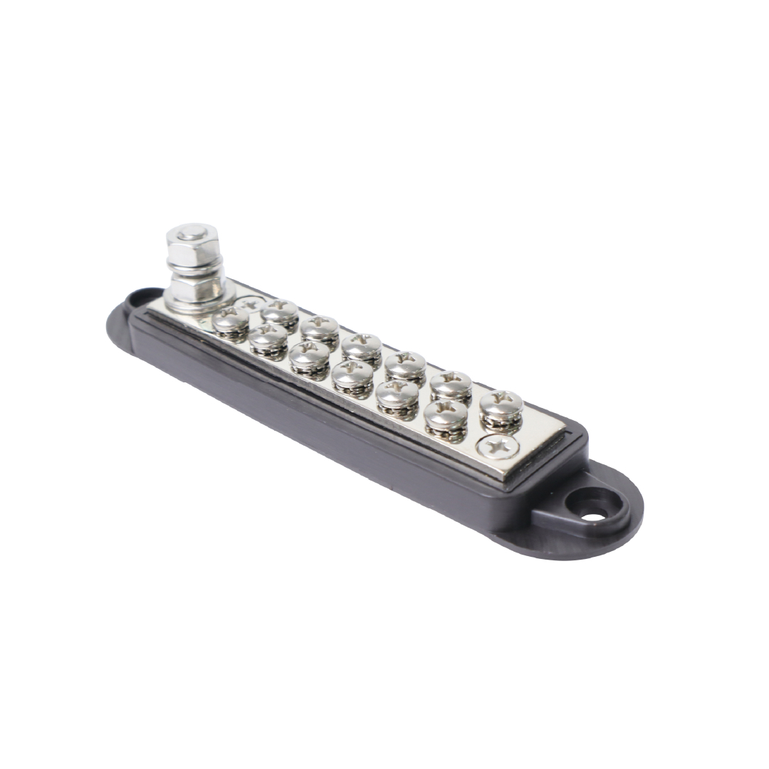 Alvolta 12 Point 180A Busbar Black with Cover