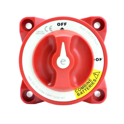 [AS323502RP] Alvolta Dual Circuit Plus 350A Battery Switch (Red)