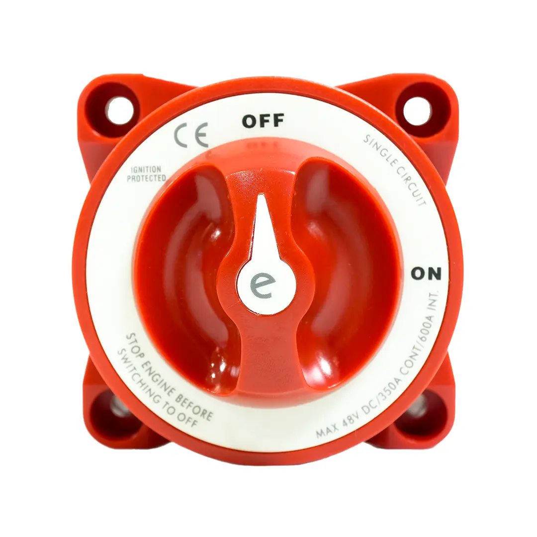 Alvolta Single Circuit On-Off 350A Battery Switch Red