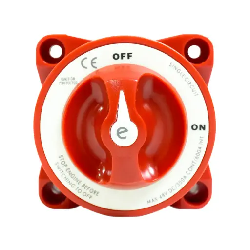 [AS483501R] Alvolta Single Circuit On-Off 350A Battery Switch (Red)