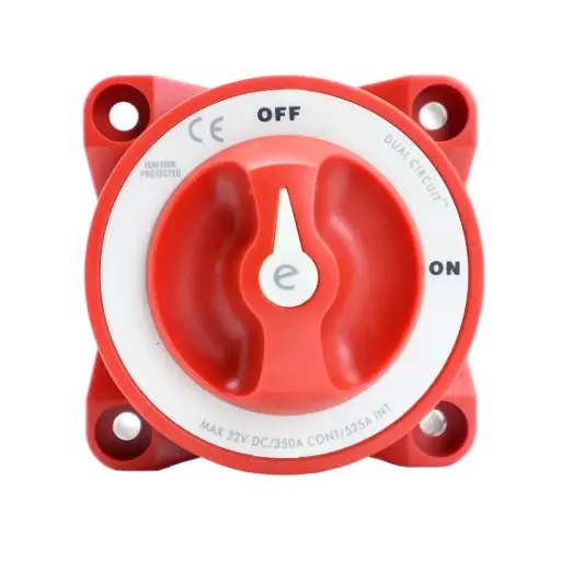 [AS323502R] Alvolta Dual Circuit 350A Battery Switch (Red)