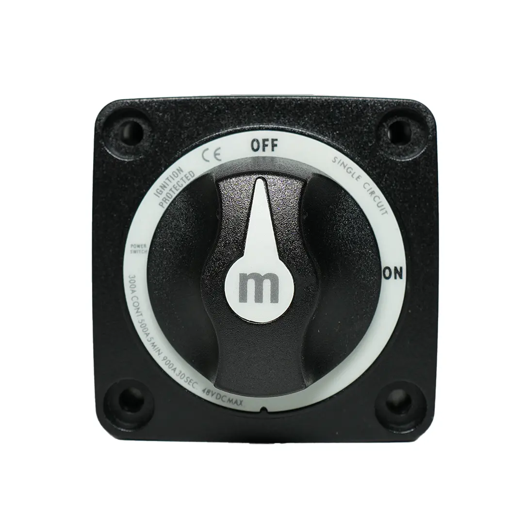 Alvolta Single Circuit On-Off 300A Mini Battery Switch (Black)