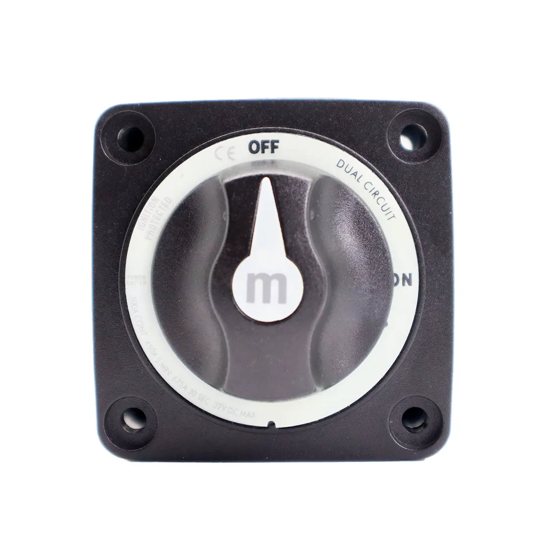 Alvolta Dual Circuit 300A Mini Battery Switch (Black)