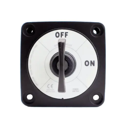 [AS483001KB] Alvolta Single Circuit On-Off Battery Switch W/Key Black