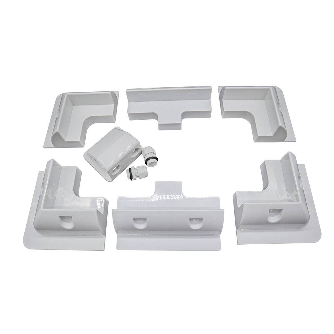 Alvolta White 7 Piece Solar Panel Mounting Kit