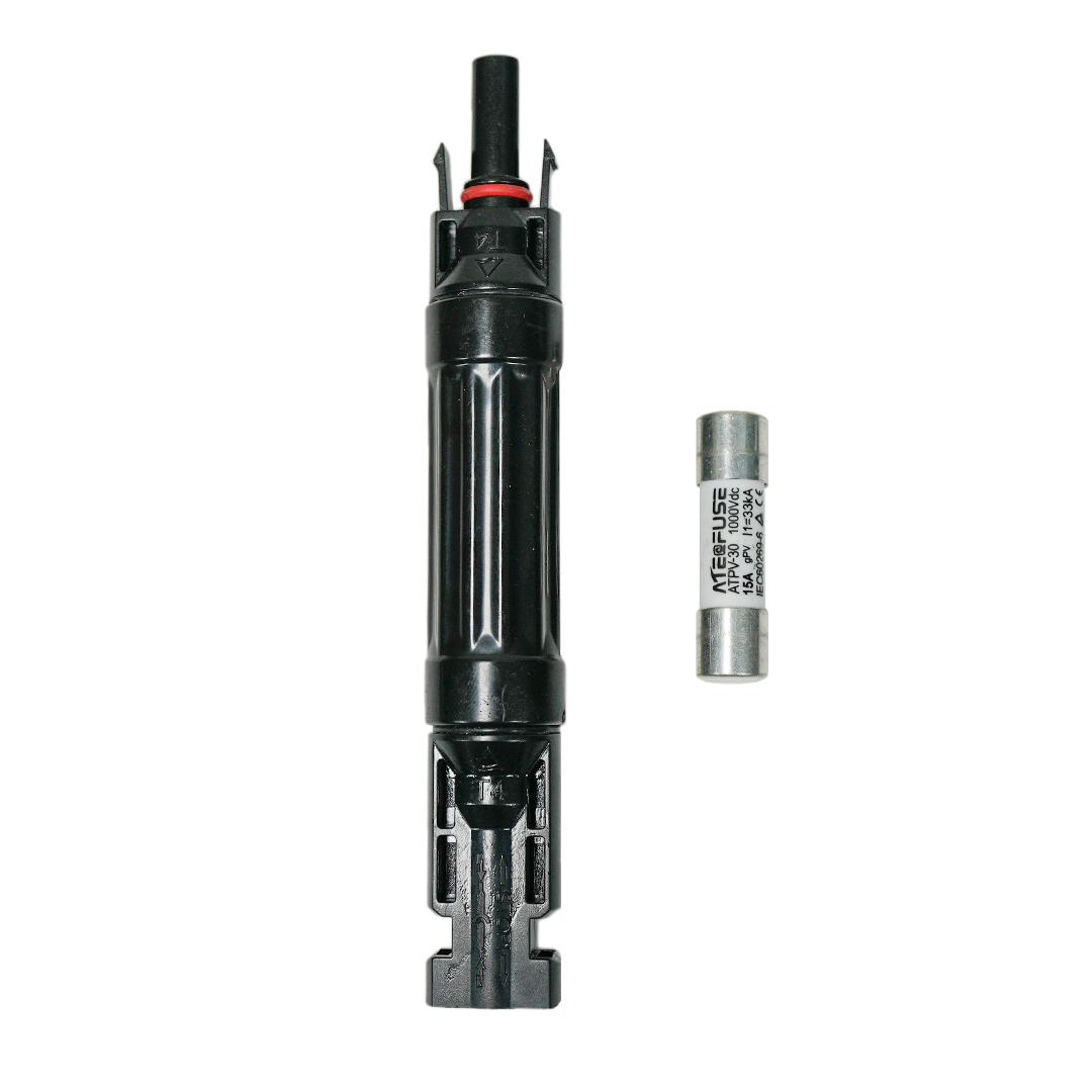 Alvolta 15A Solar Fuse Connector w/Spare Fuse