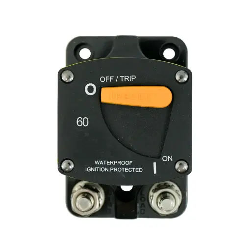 [ALV-187F60] Alvolta 60A Heavy Duty Manual Reset Circuit Breaker