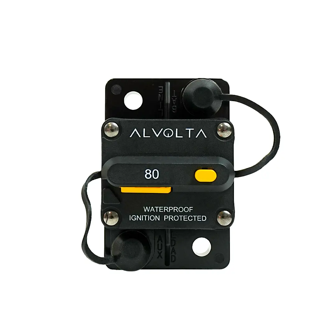 Alvolta 80A Surface Manual Reset Circuit Breaker