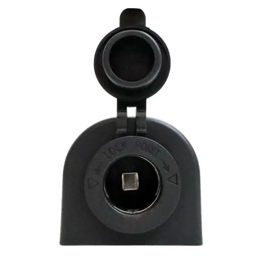 [ALV-BPSS] Alvolta 12/24V Power Surface Mount Socket Black
