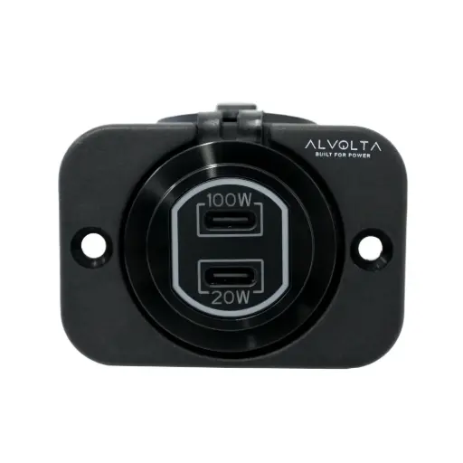 [ALV-USBCCFS] Alvolta Dual USB C+C Flush Mount Socket