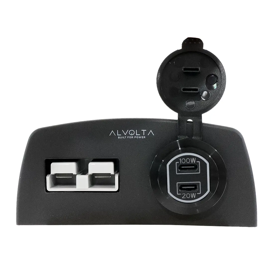 Alvolta Duo Anderson/USB C+C Surface Mount Socket