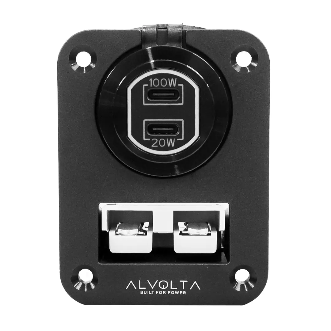 Alvolta Duo Anderson/USB C+C Flush Mount Panel