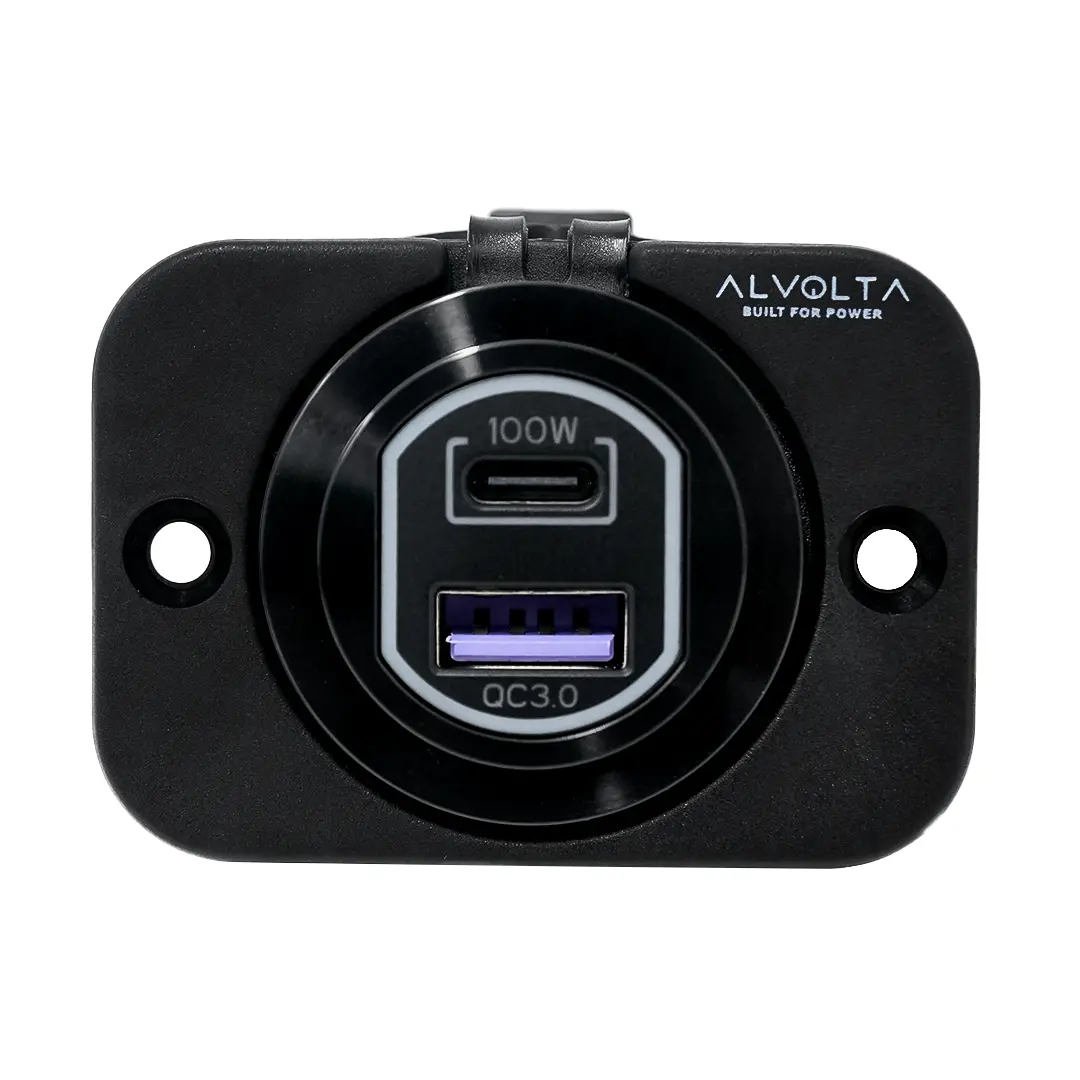 Alvolta Dual USB A+C Flush Mount Socket